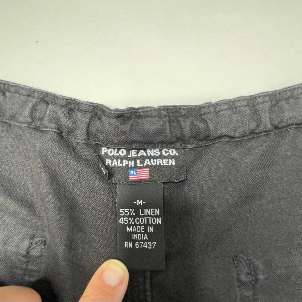 Ralph Lauren Linen Blend Black Skirt - Picture 6 of 6
